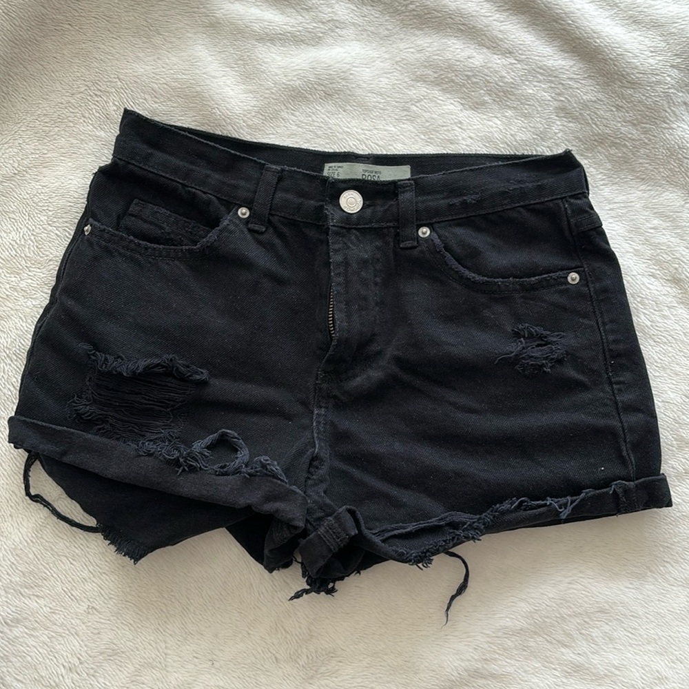 TOPSHOP denim shorts